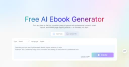FlipHTML5 AI Ebook Generator - AI Tool Profile and Logo Preview