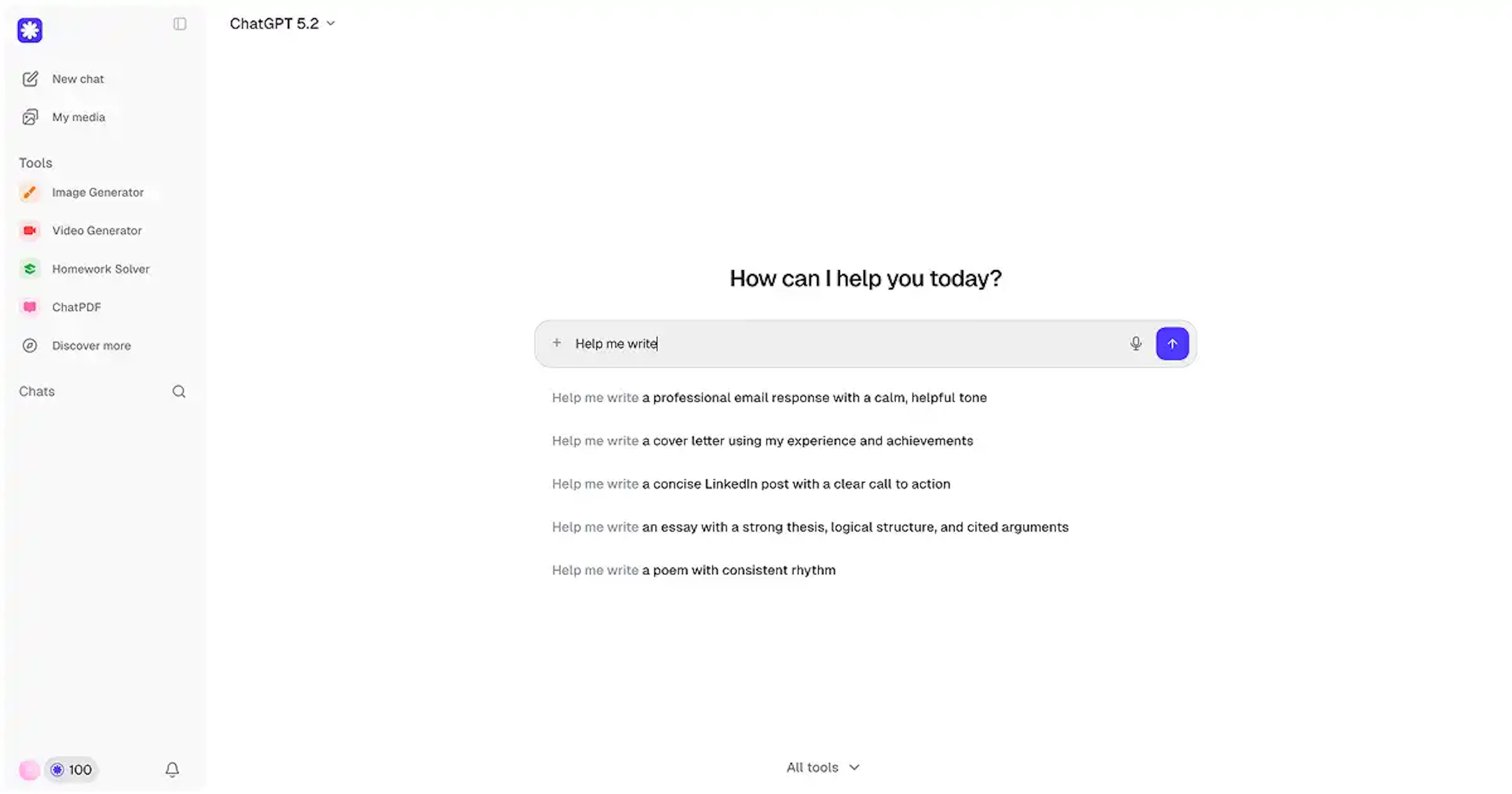 Overchat AI - AI Tool Features, UI & Interface Overview