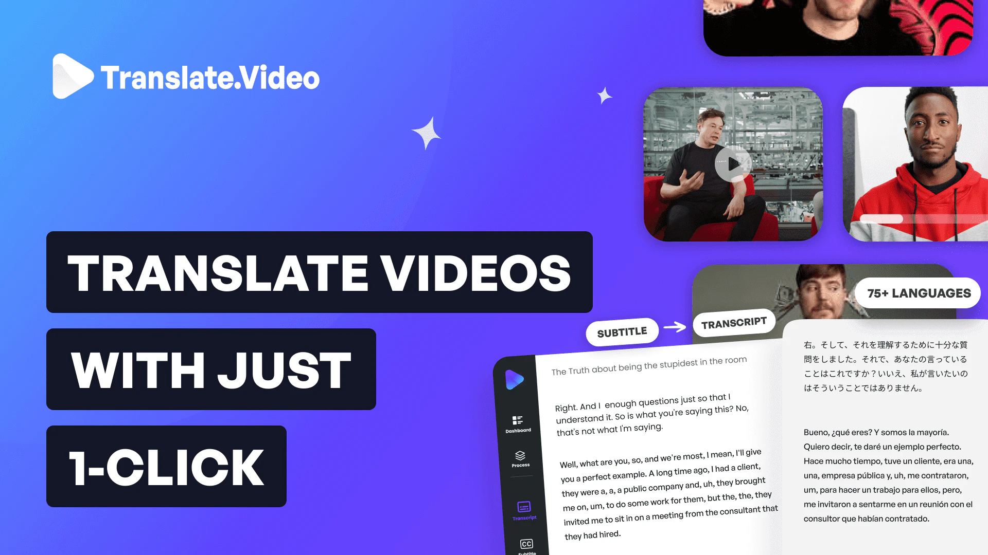 TranslateVideo - AI Tool Features, UI & Interface Overview