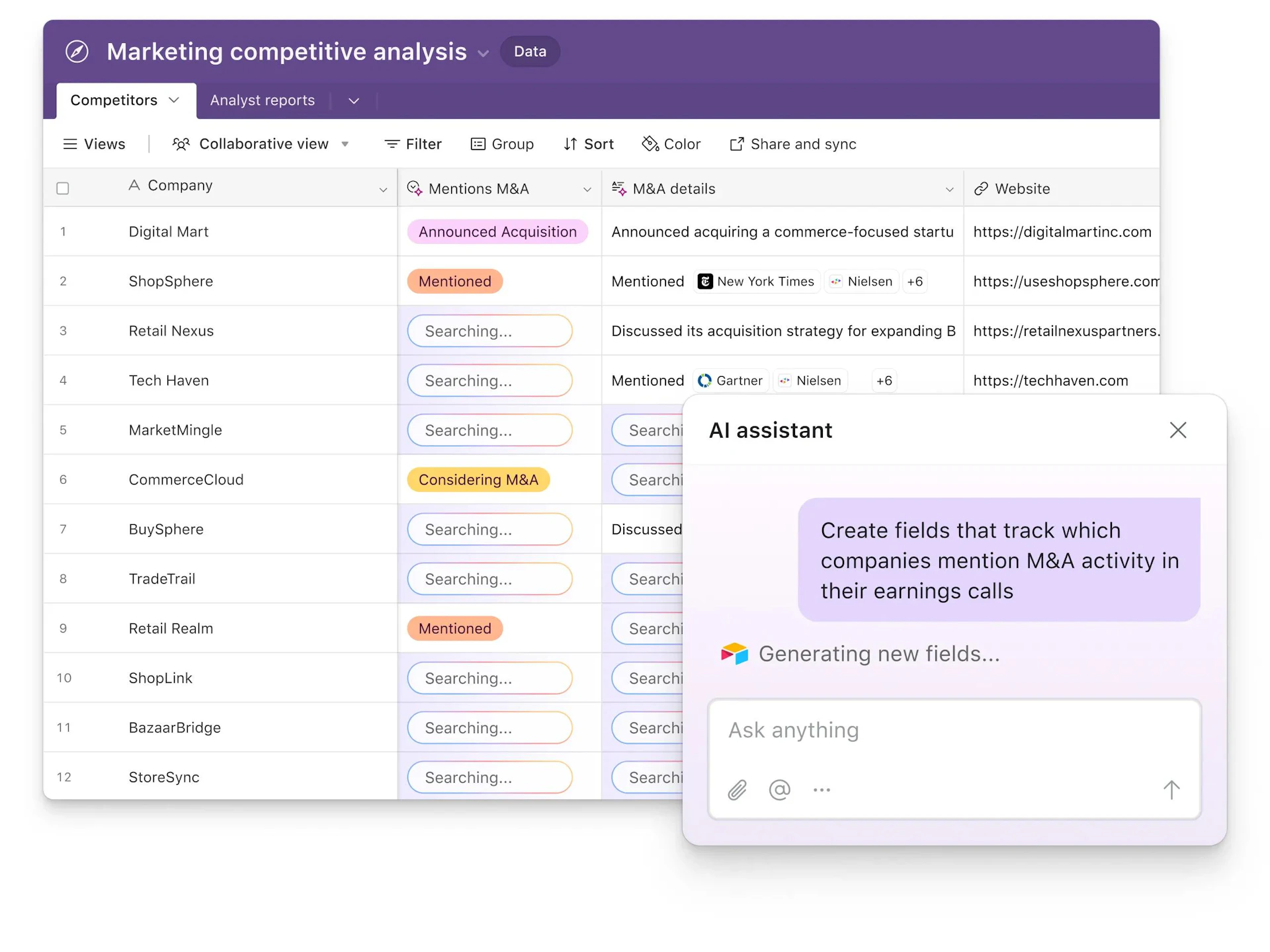 Airtable - AI Tool Features, UI & Interface Overview