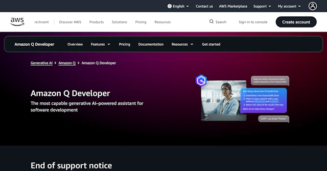 Amazon Q Developer - AI Tool Logo & Interface Preview