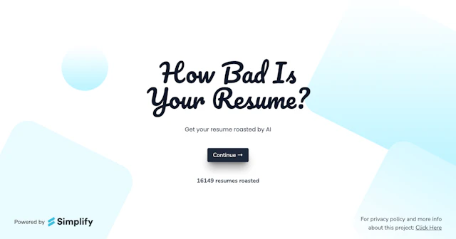 RoastMyResu.me - AI Tool Logo & Interface Preview
