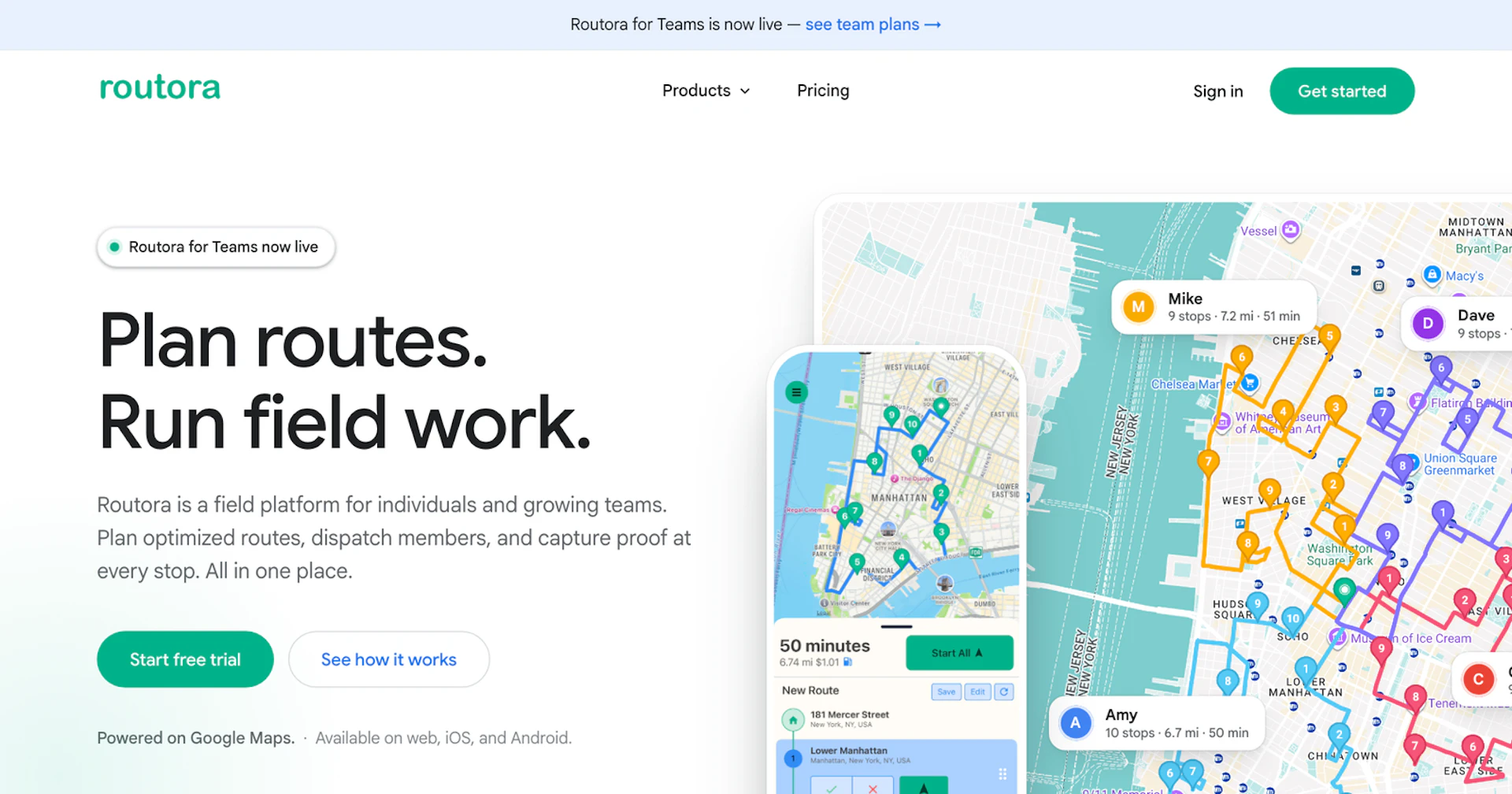 Routora - AI Tool Features, UI & Interface Overview
