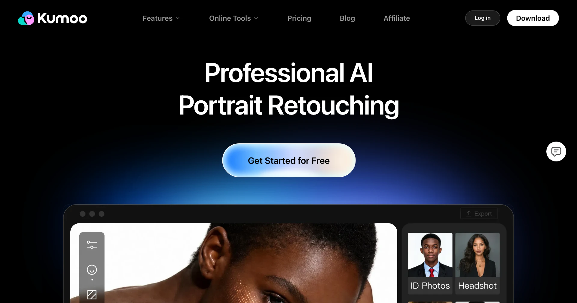 Kumoo - AI Tool Features, UI & Interface Overview