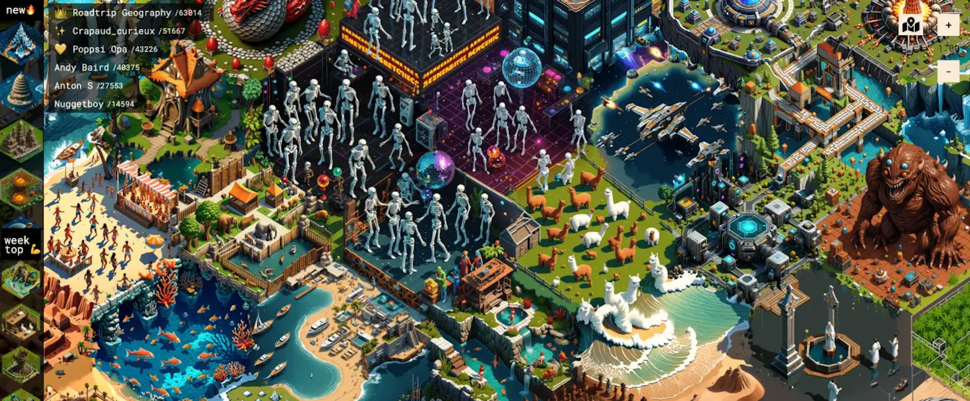 Hexagen World - AI Tool Features, UI & Interface Overview