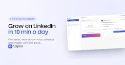 Taplio - AI Tool Profile and Logo Preview