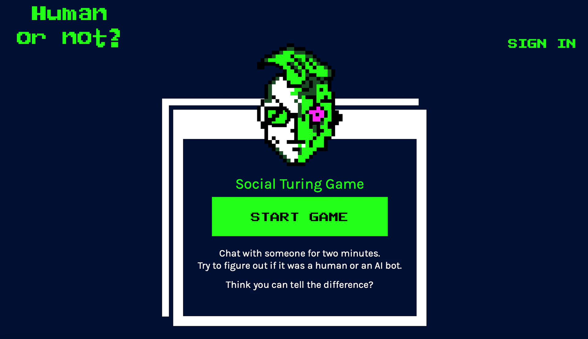 Human Or Not - AI Tool Logo & Interface Preview