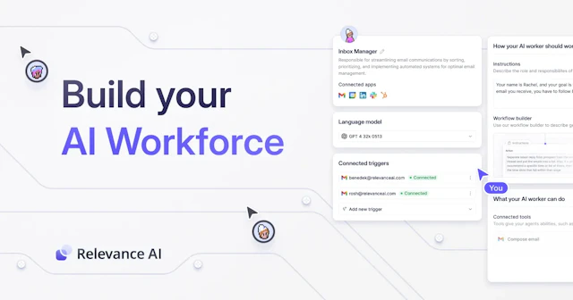 Relevance AI - AI Tool Logo & Interface Preview