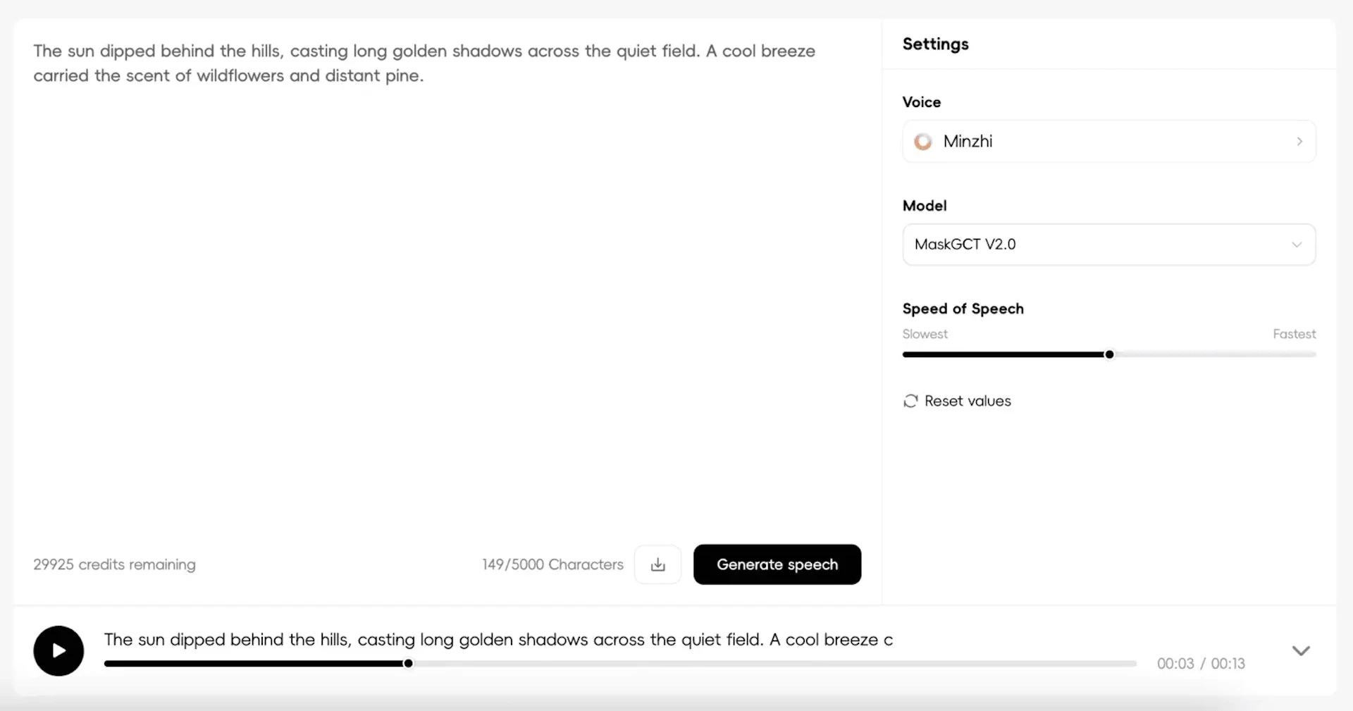 All Voice Lab - AI Tool Features, UI & Interface Overview
