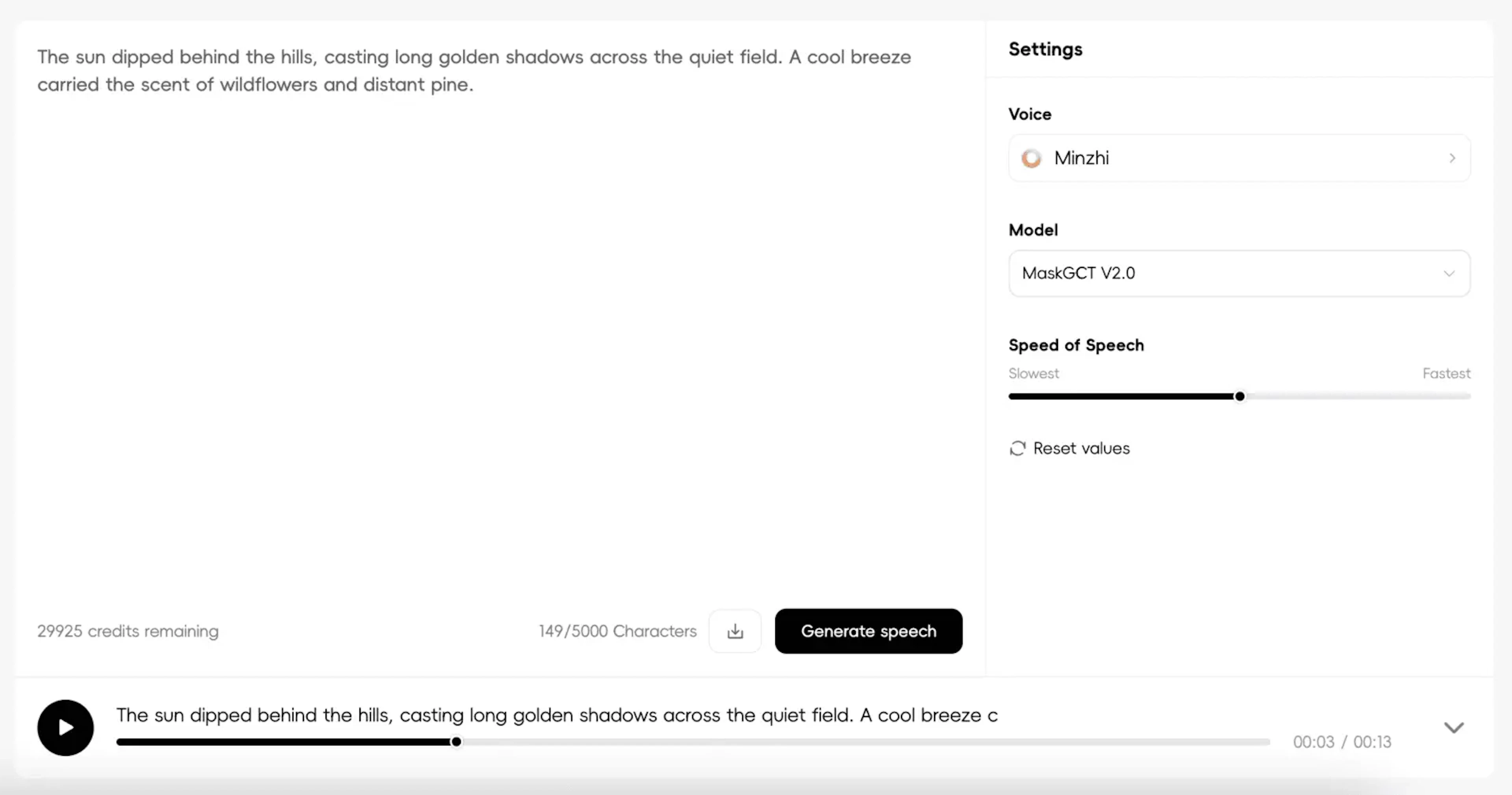 All Voice Lab - AI Tool Features, UI & Interface Overview