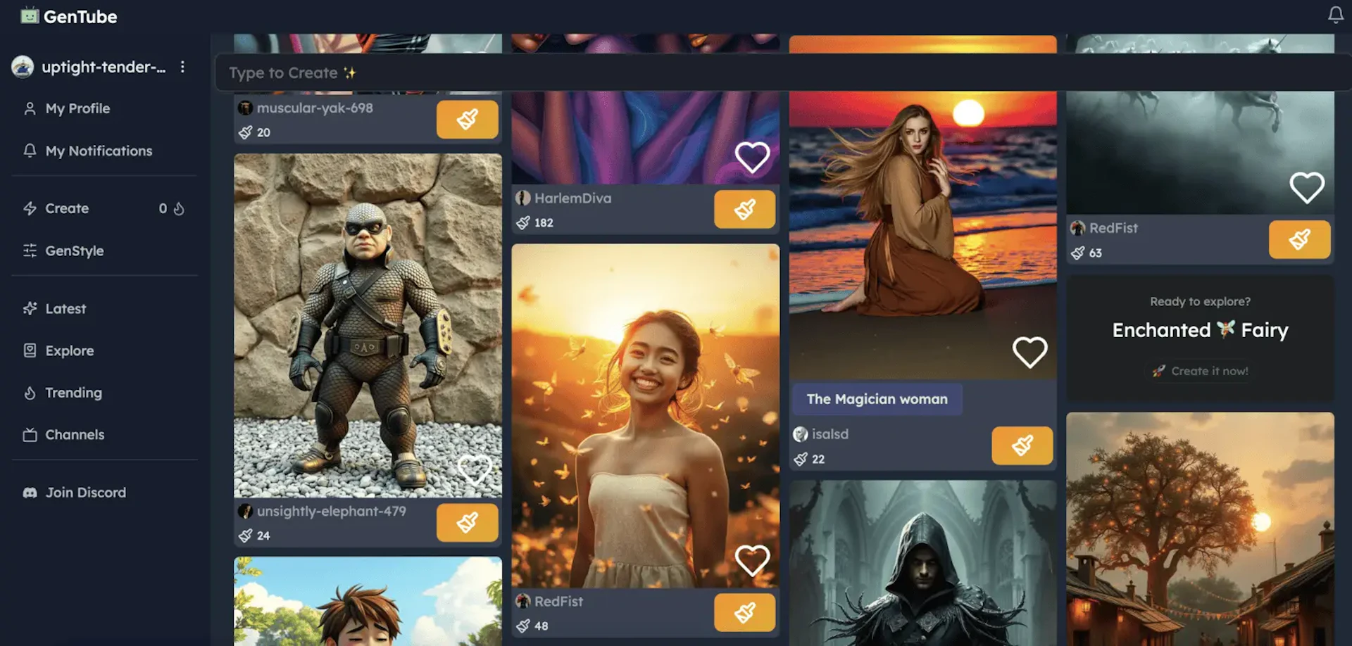 GenTube - AI Tool Features, UI & Interface Overview