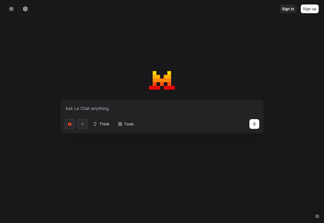 Le Chat - AI Tool Logo & Interface