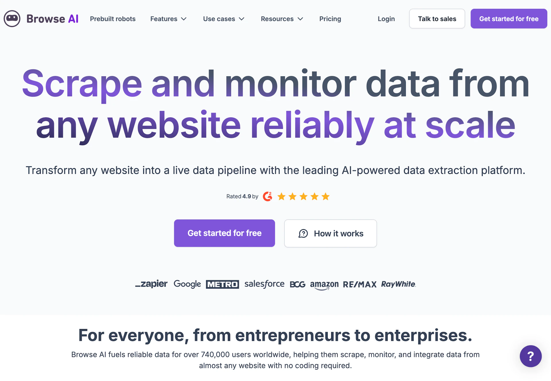 Browse AI - AI Tool Logo & Interface Preview
