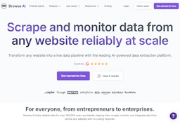 Browse AI - AI Tool Profile and Logo Preview