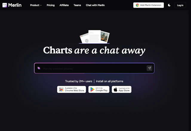 Merlin - AI Tool Logo & Interface