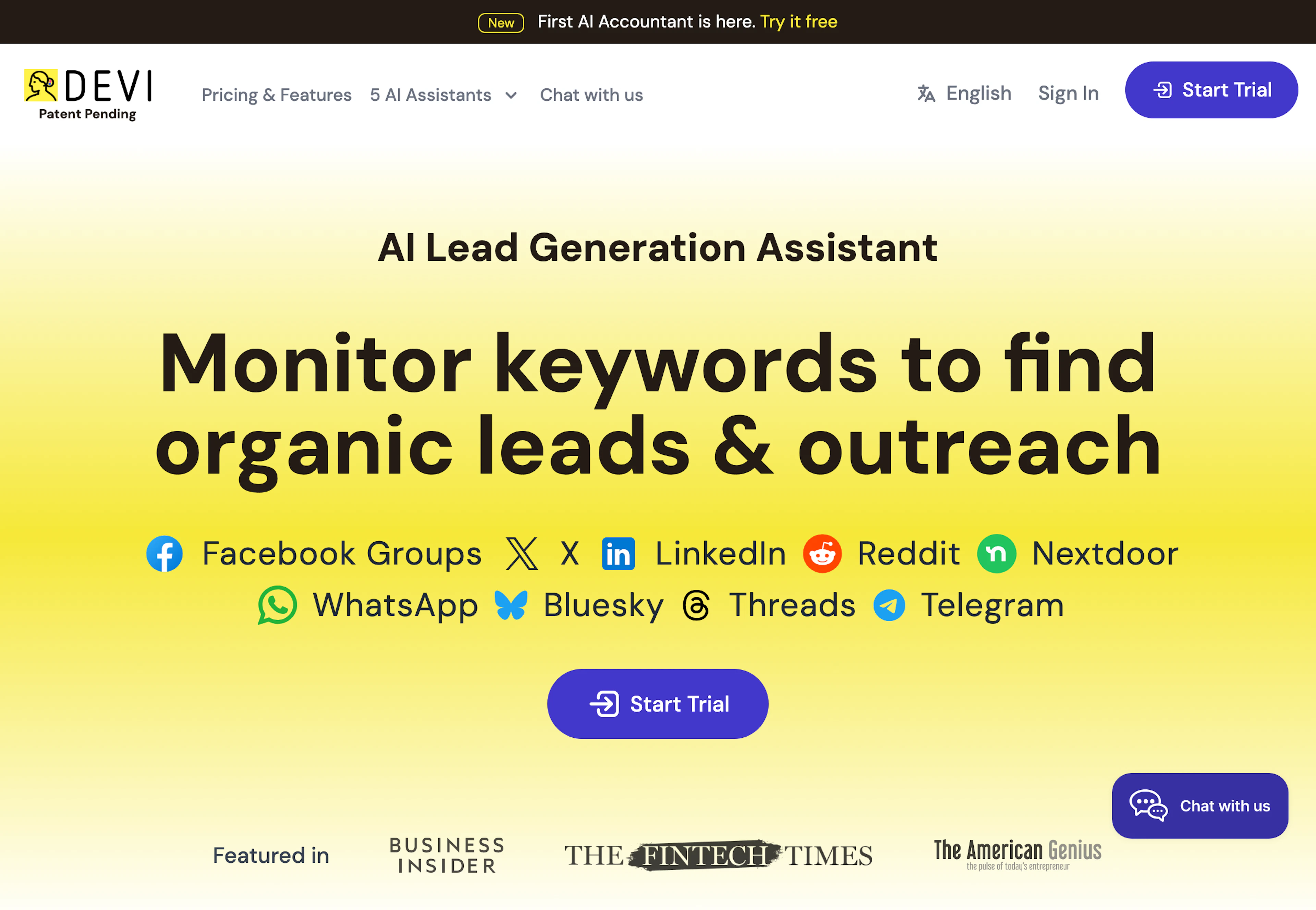 Devi AI - AI Tool Features, UI & Interface Overview