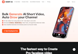 Short AI - AI Tool Profile and Logo Preview