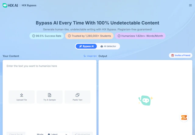 HIX Bypass - AI Tool Logo & Interface