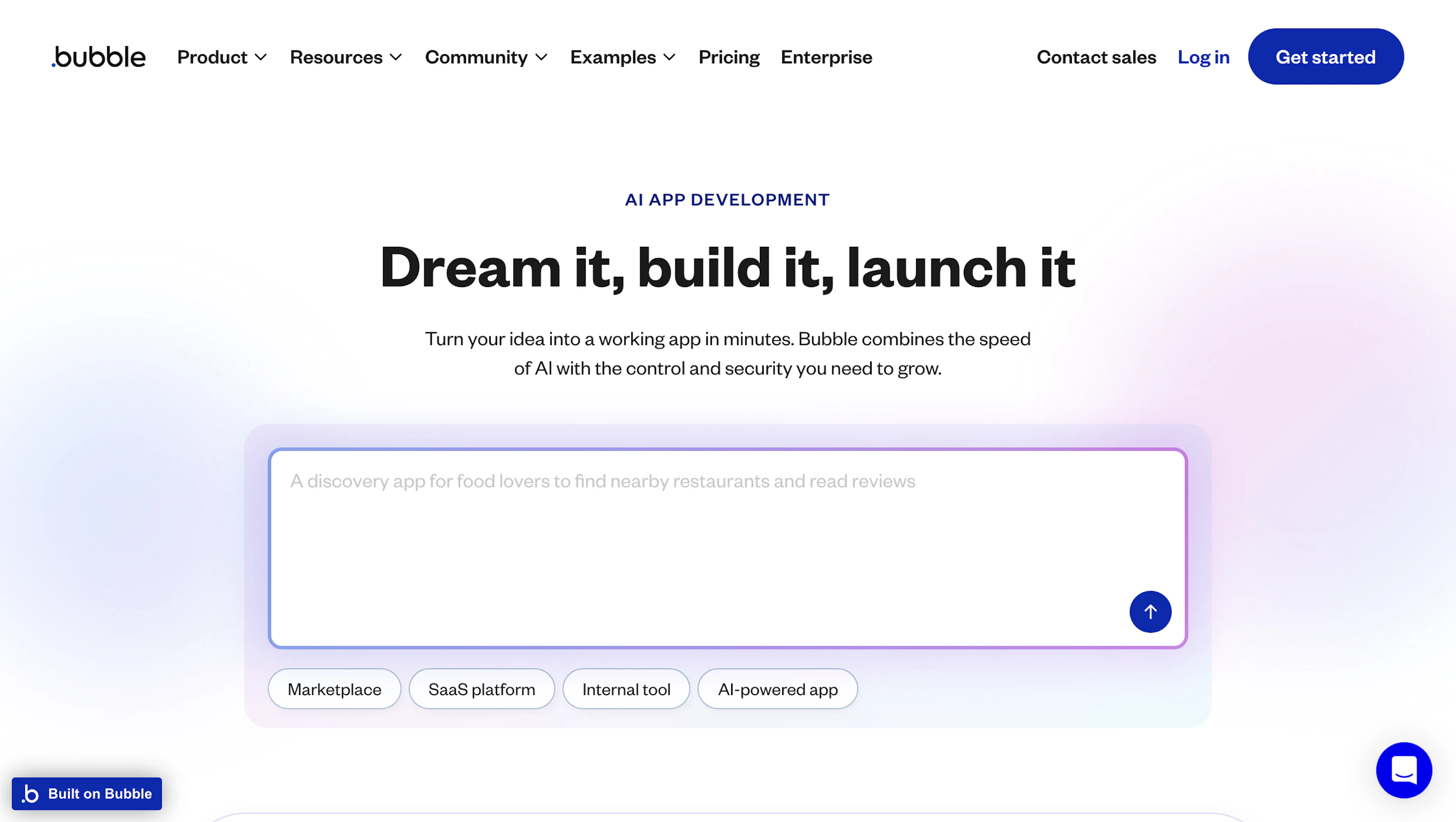 Bubble AI - AI Tool Features, UI & Interface Overview
