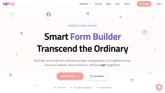 Uplup - AI Tool Logo & Interface