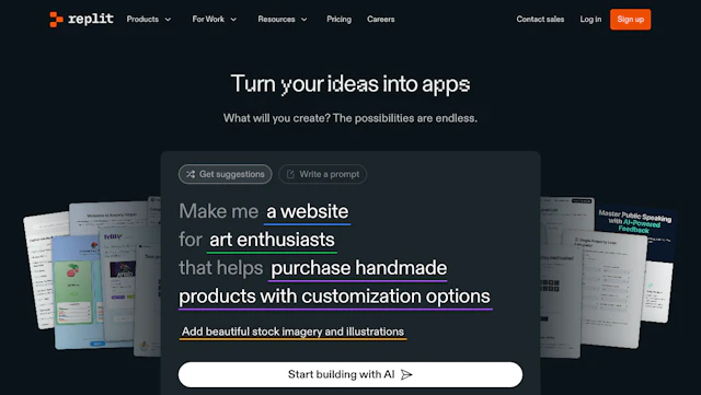 Replit - AI Tool Logo & Interface