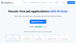 JobWinner - AI Tool Profile and Logo Preview