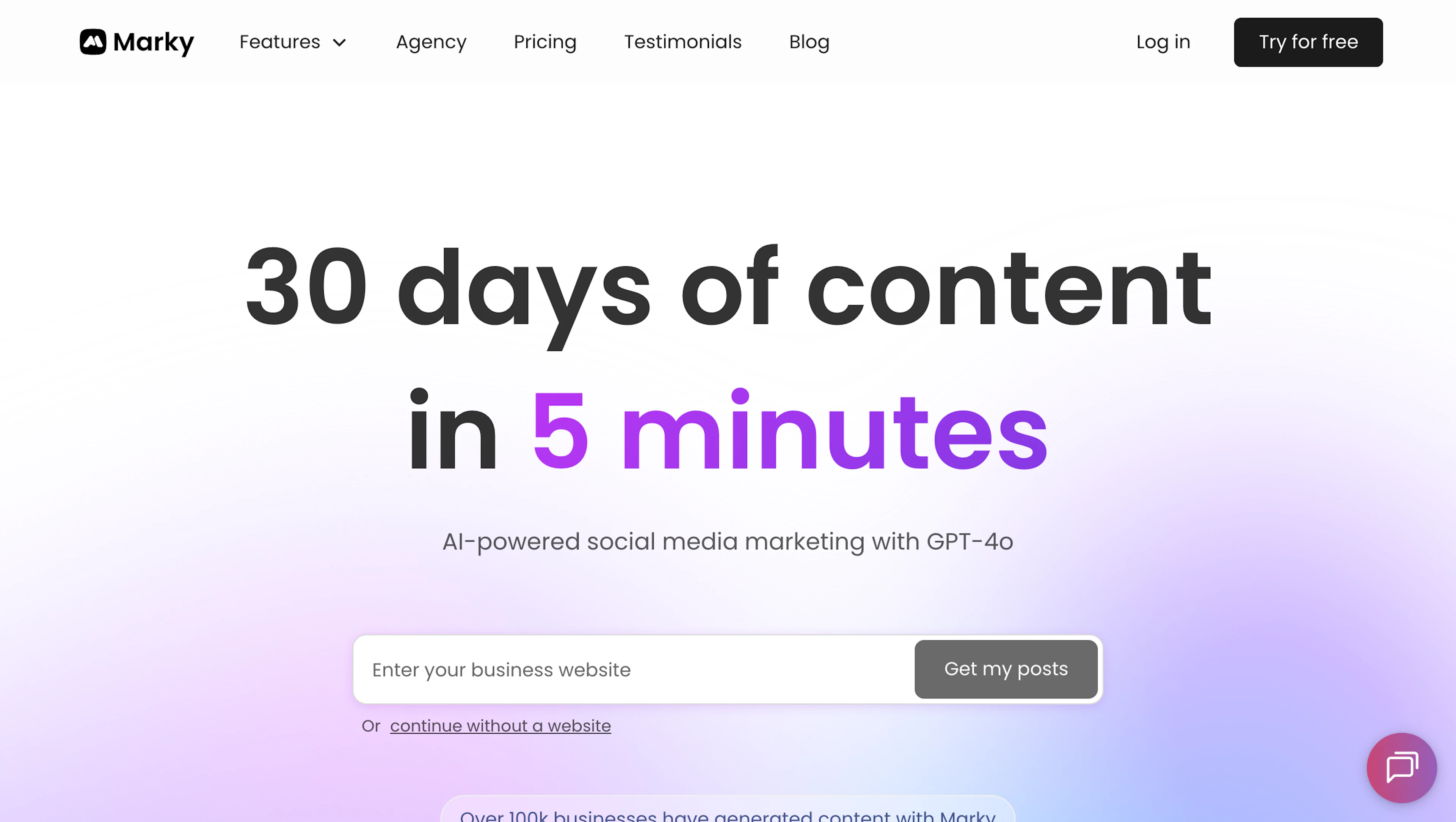 Marky - AI Tool Features, UI & Interface Overview