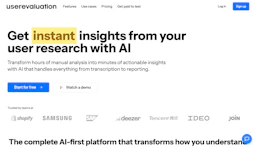 User Evaluation - AI Tool Profile and Logo Preview
