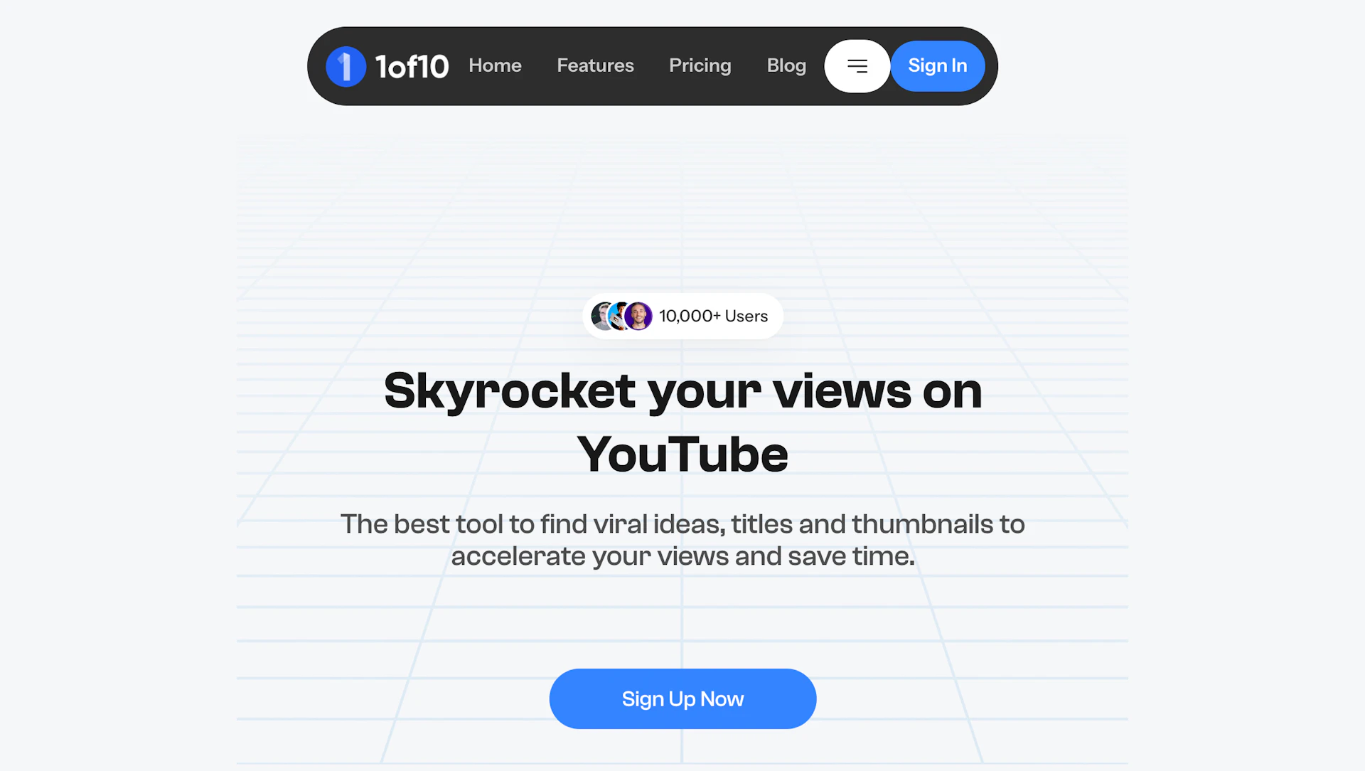 1of10 - AI Tool Features, UI & Interface Overview