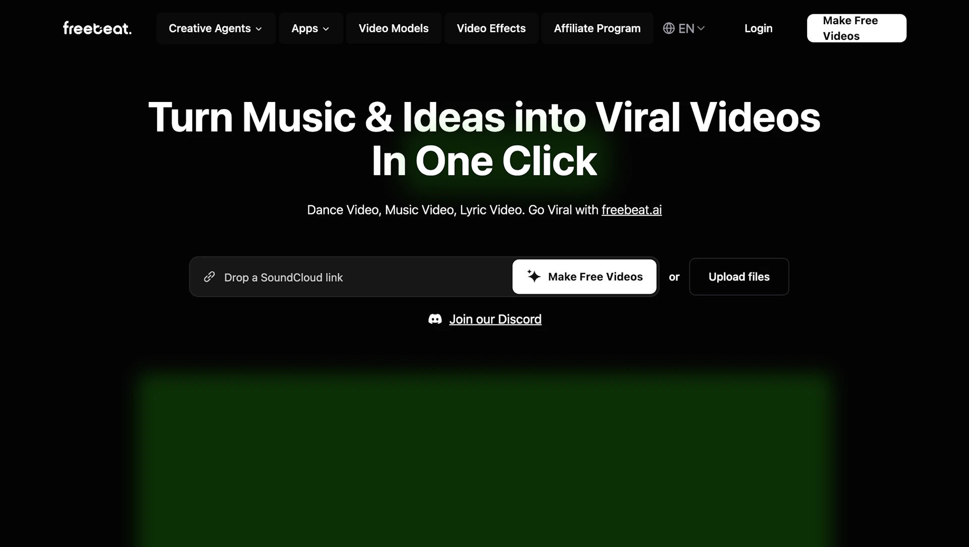 Freebeat - AI Tool Features, UI & Interface Overview