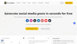 SocialBee - AI Tool Profile and Logo Preview