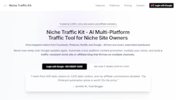 Niche Traffic Kit - AI Tool Profile and Logo Preview
