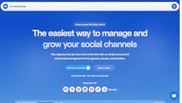 ContentStudio AI - AI Tool Profile and Logo Preview