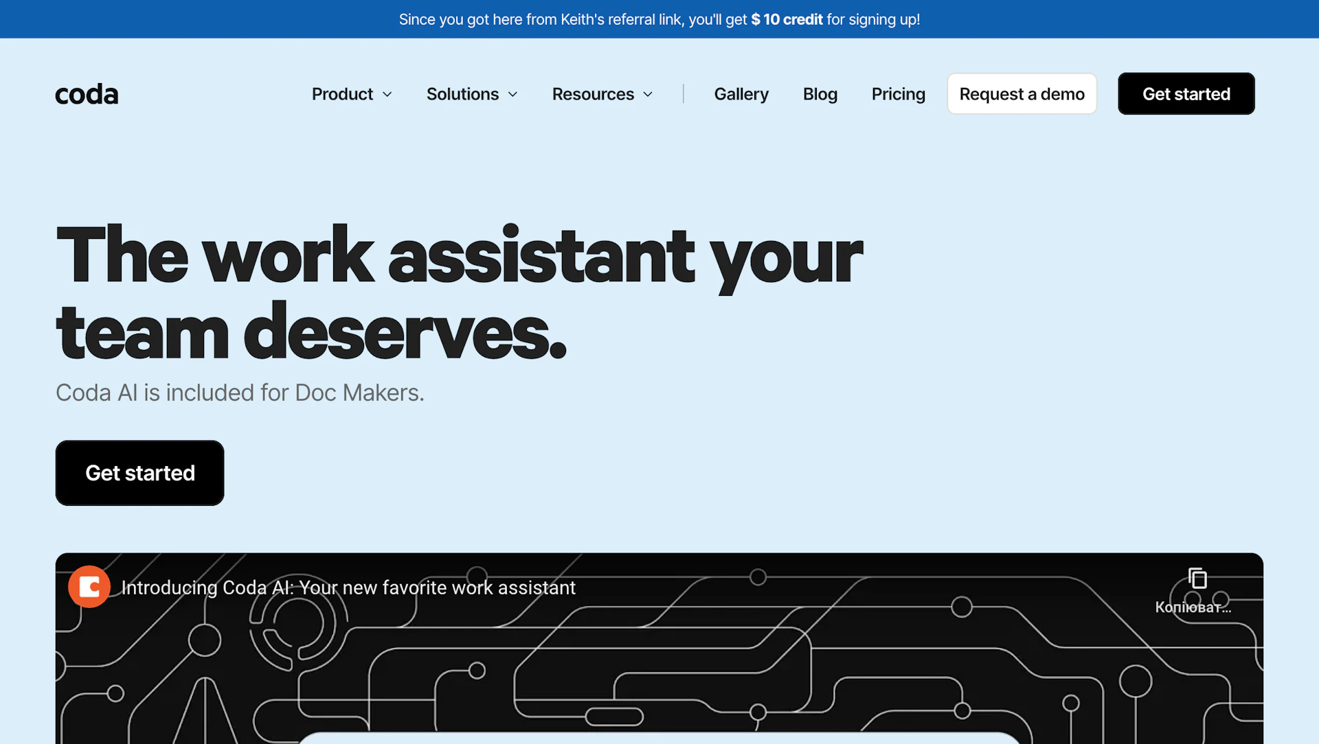 Coda AI - AI Tool Features, UI & Interface Overview