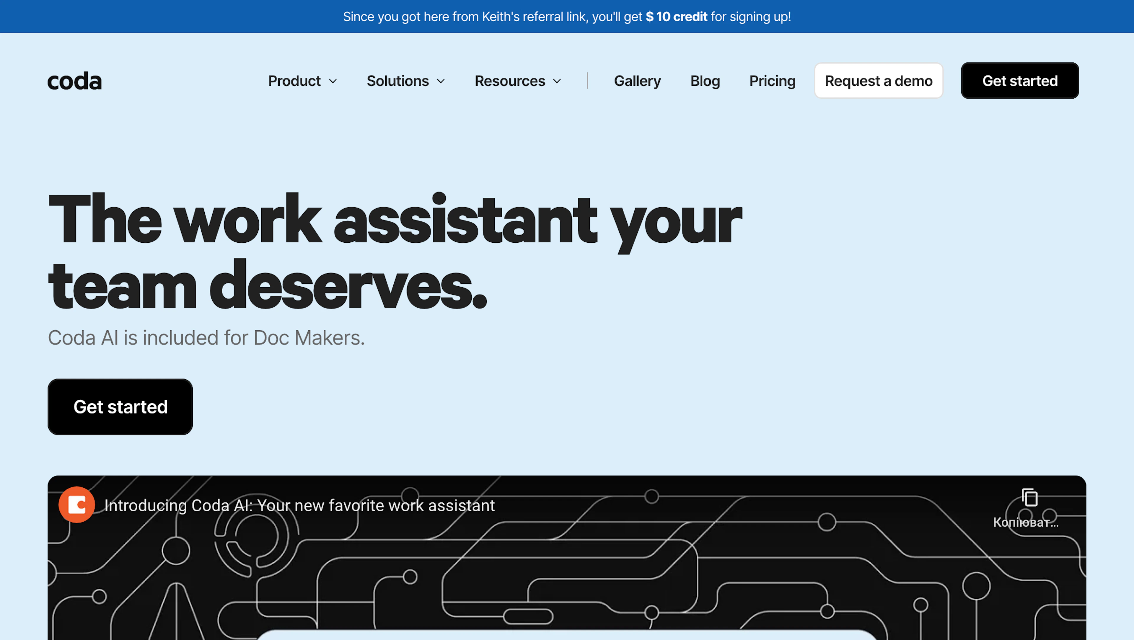 Coda AI - AI Tool Features, UI & Interface Overview