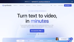 Synthesia - AI Tool Profile and Logo Preview
