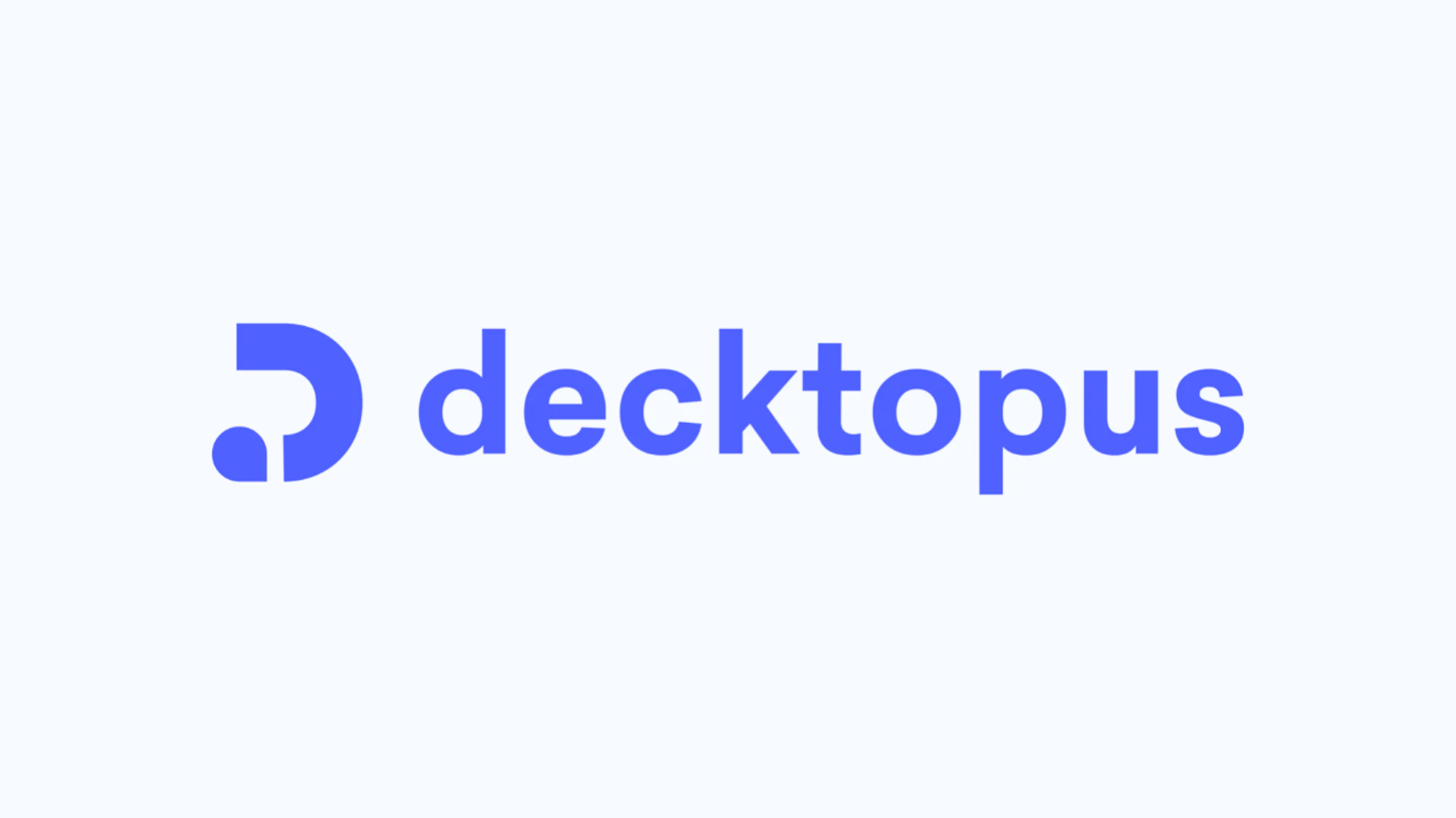 Decktopus - AI Tool Logo & Interface Preview