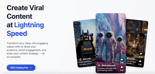 Reelio - AI Tool Logo & Interface