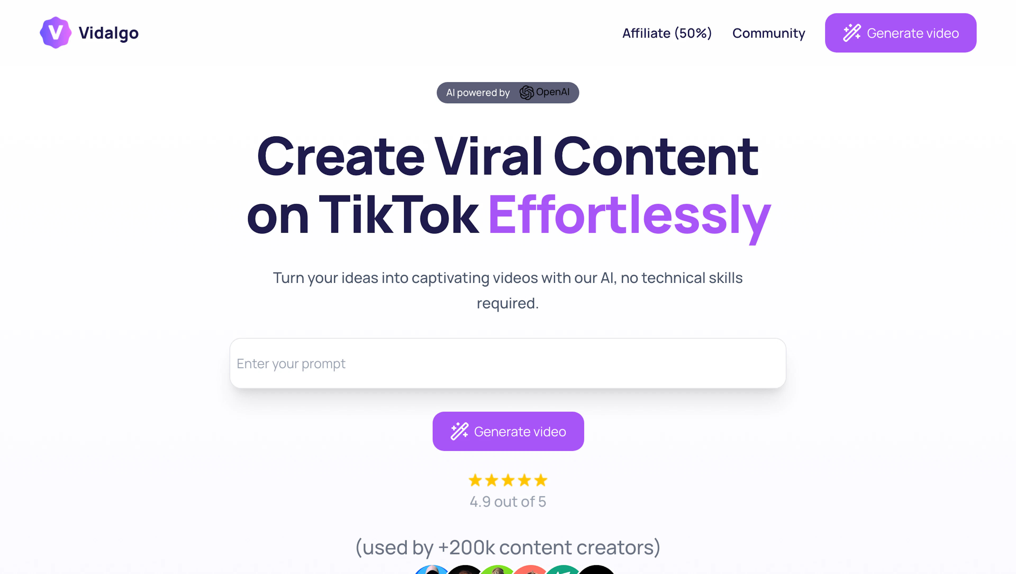 Vidalgo - AI Tool Features, UI & Interface Overview