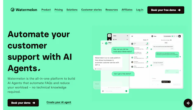 Watermelon - AI Tool Logo & Interface