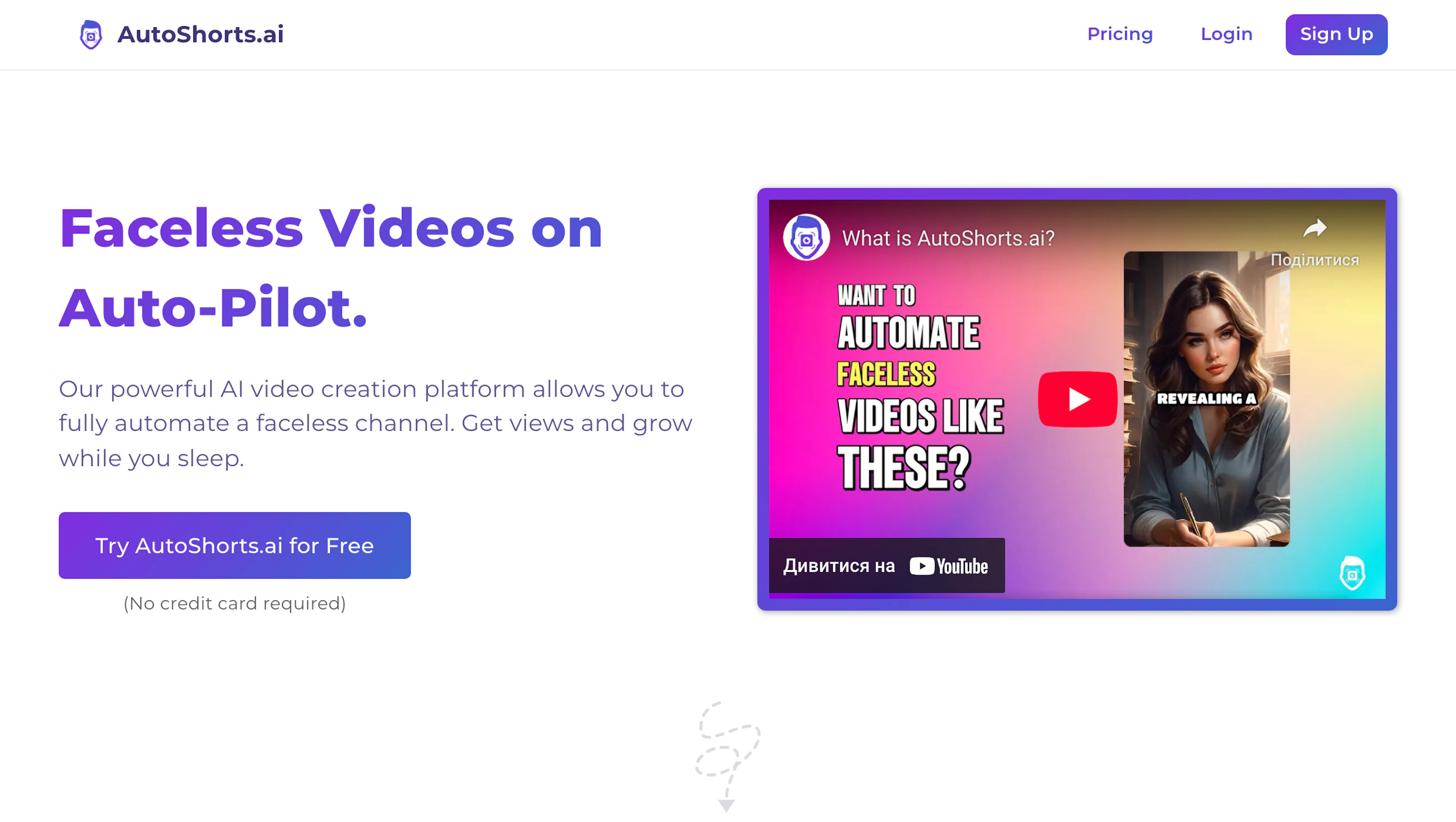 AutoShorts - AI Tool Features, UI & Interface Overview