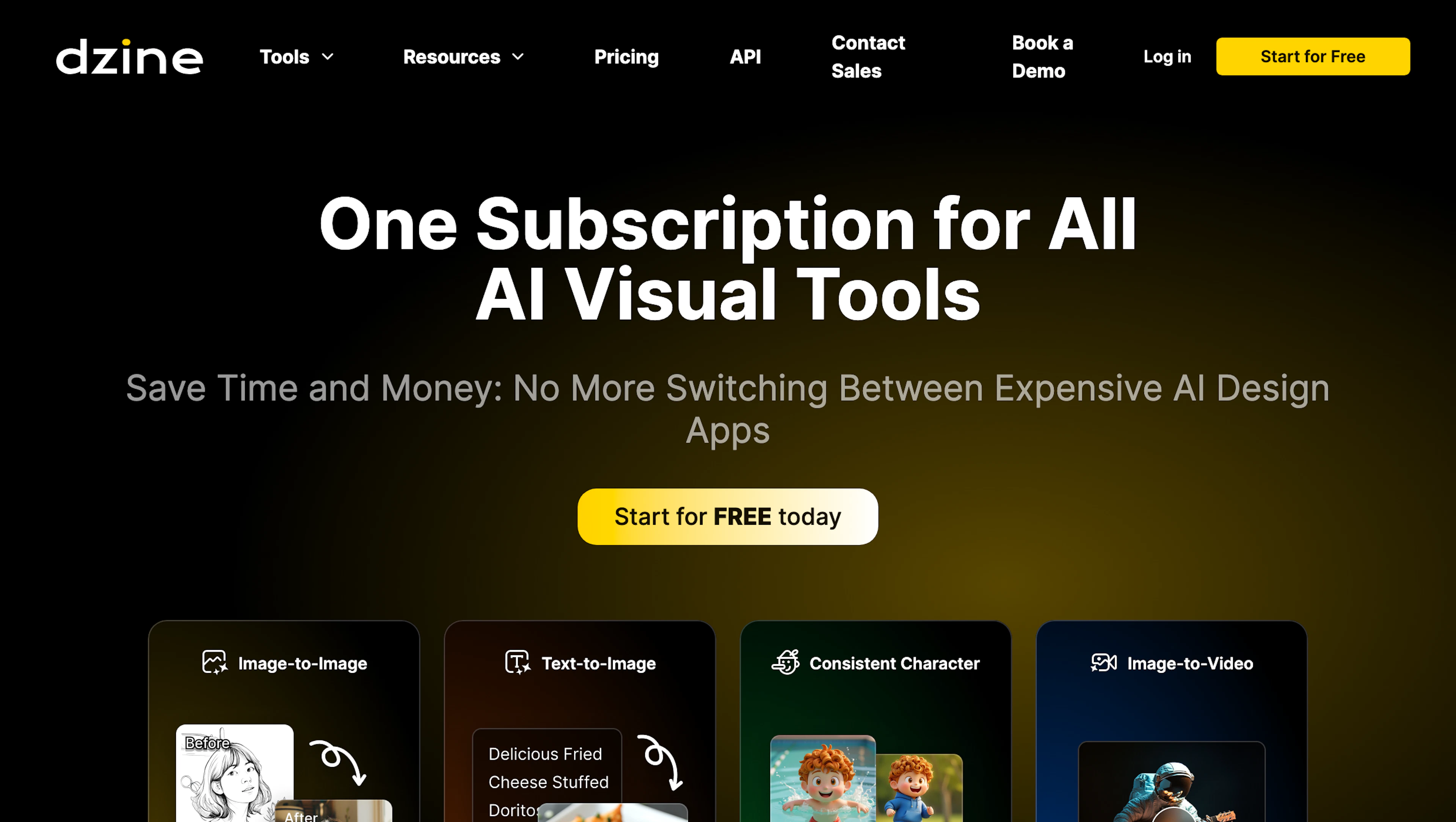 Dzine - AI Tool Features, UI & Interface Overview