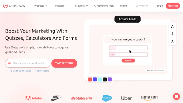 OutGrow - AI Tool Logo & Interface
