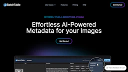 BatchTable - AI Tool Profile and Logo Preview