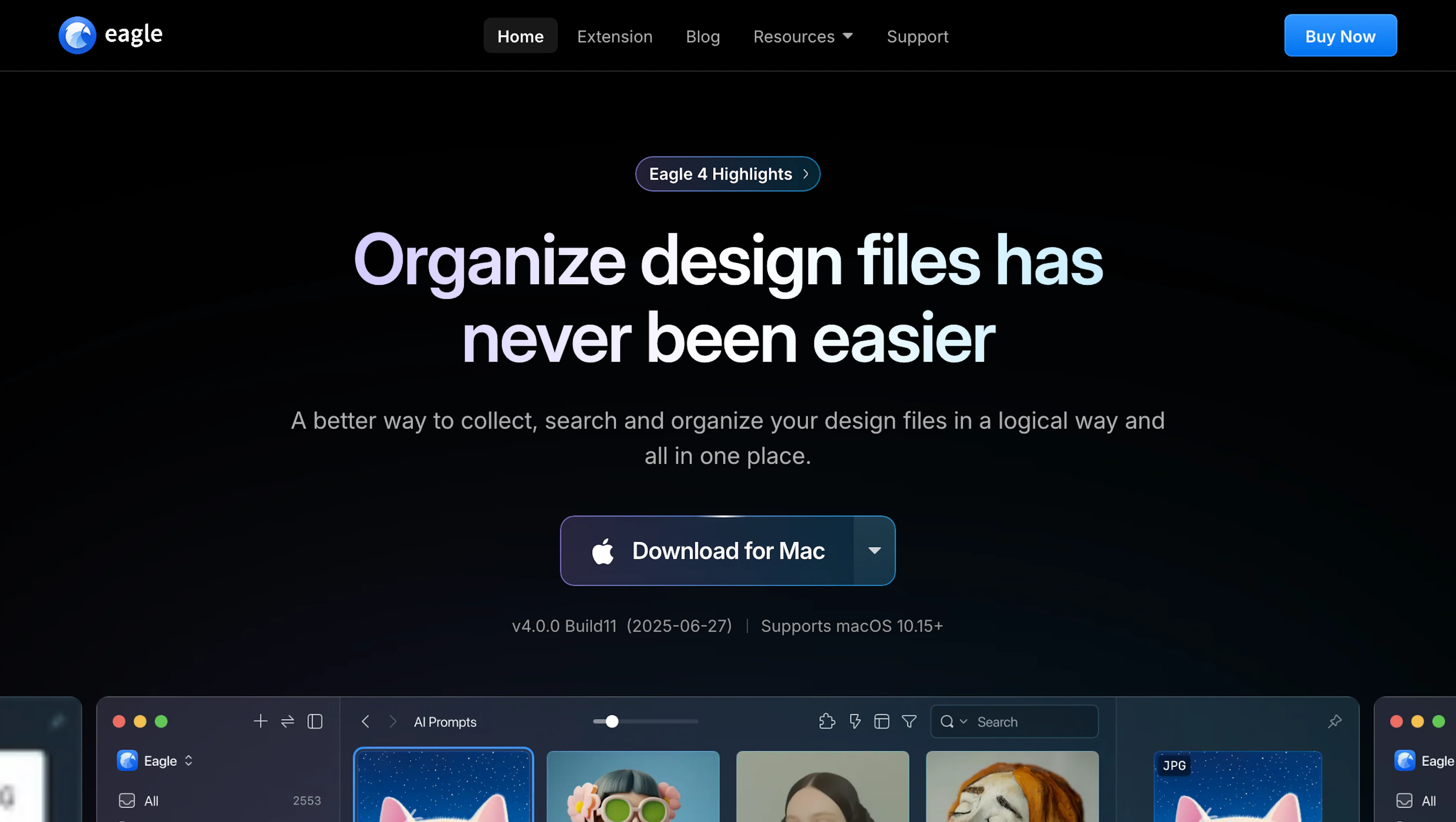 Eagle - AI Tool Features, UI & Interface Overview
