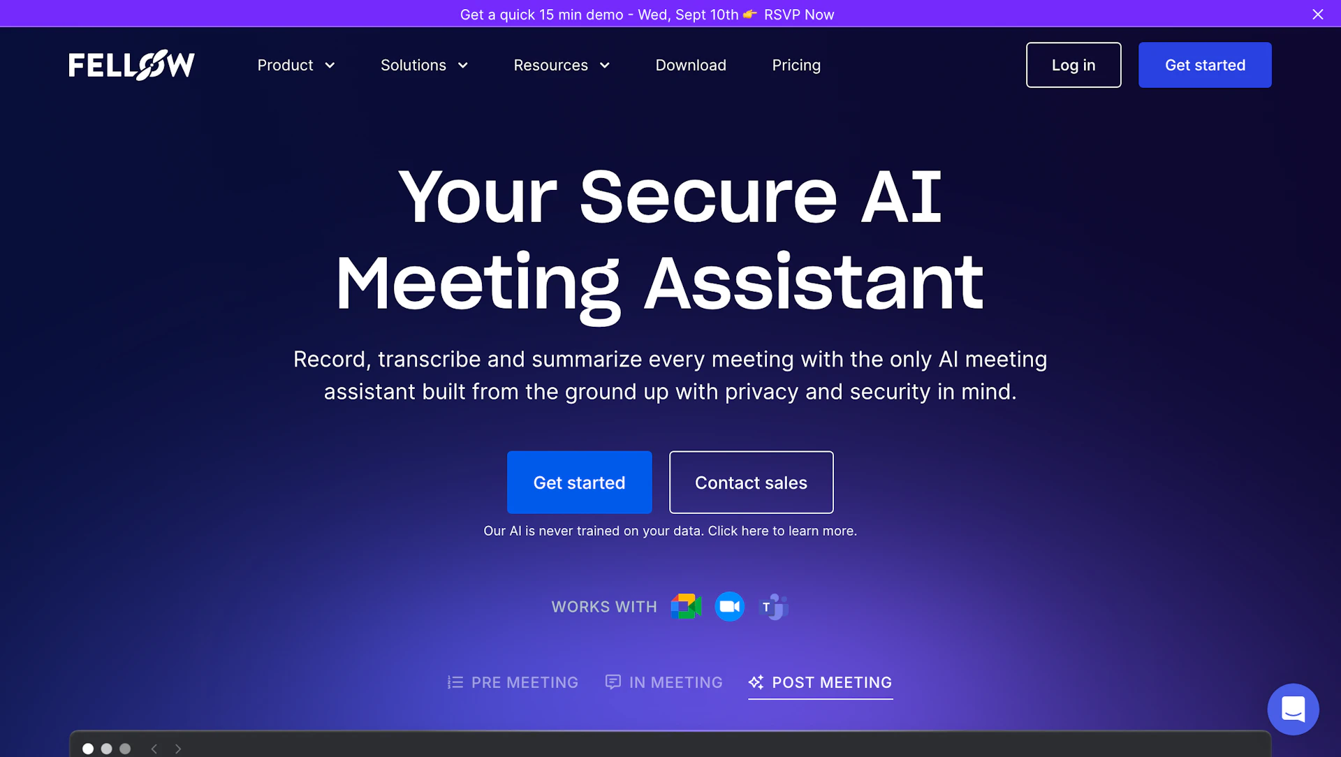 Fellow - AI Tool Features, UI & Interface Overview