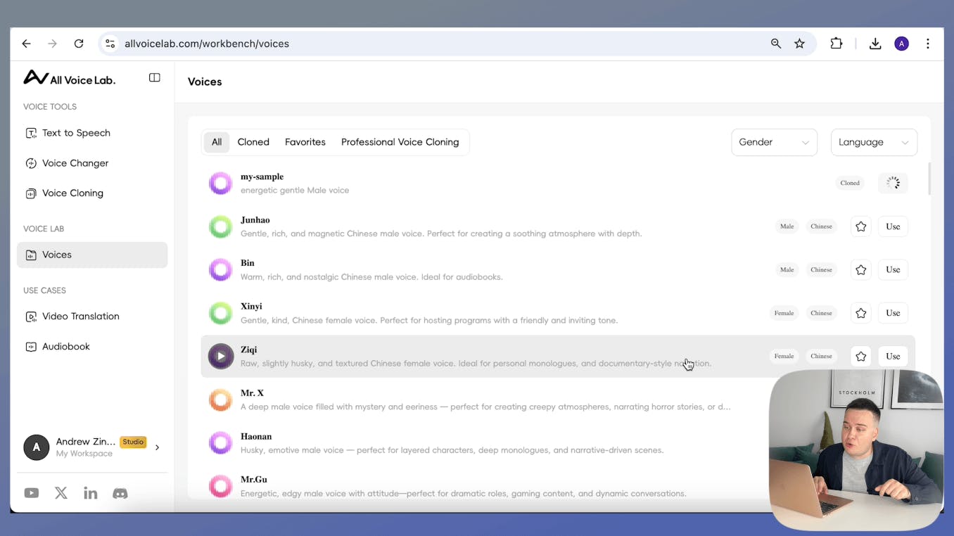 Testing AI Voice Generators