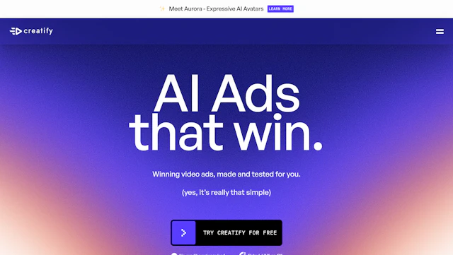 Creatify - AI Tool Logo & Interface