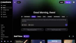 Soundverse - AI Tool Profile and Logo Preview