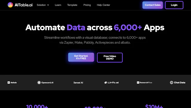 AITable - AI Tool Logo & Interface